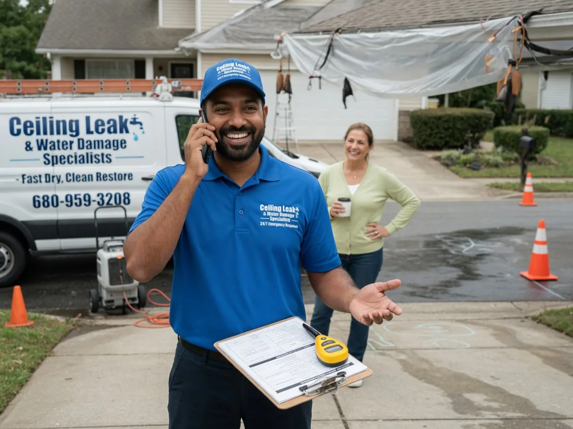 Ceiling Leak Cleanup Conover, NC FAQs